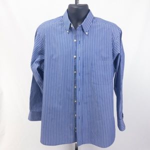 Chaps Blue Button Down Shirt - L